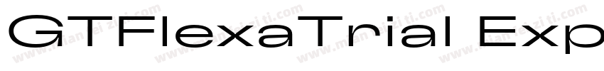 GTFlexaTrial ExpLt◆字体转换